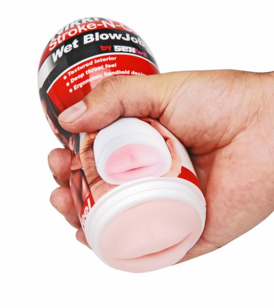 Nikki's Stroke N Go Wet Blowjob  Stroker