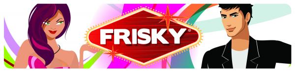 Frisky Display Sign