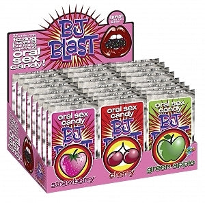 BJ Blast Oral Sex Candy Assorted 36 Count Display
