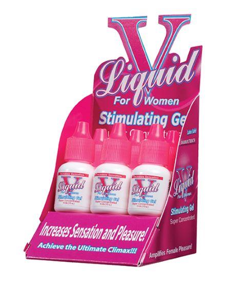 Liquid V Female Stimulant  .33oz Bottles Display Of 6
