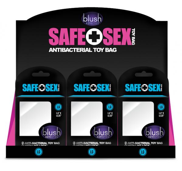 Safe Sex Toy Pouch Large 24 Pieces Display