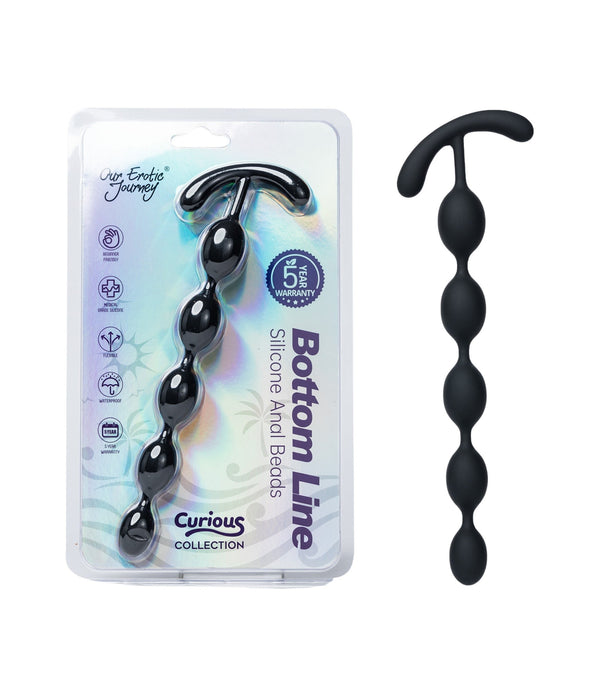 Bottom Line Silicone Anal Beads