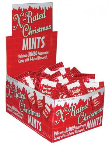 Amusemints X-Rated Christmas Mints Display Of 100