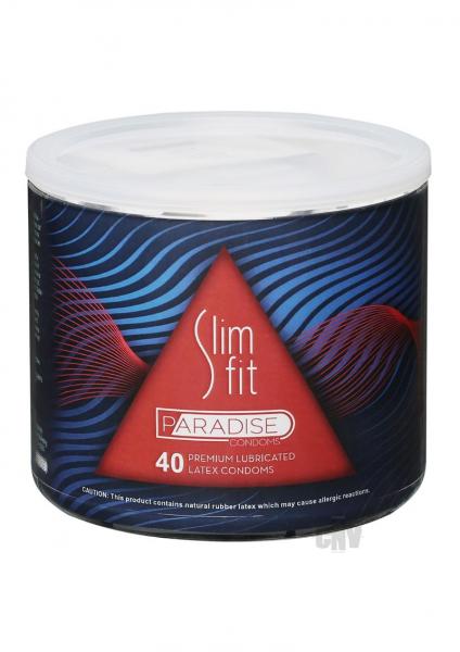 Paradise Slim Fit Condoms 40/bowl
