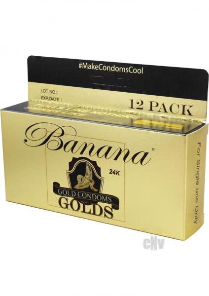 Banana Golds Condoms 12pk