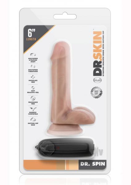 Dr Skin Dr Spin 6 Gyrating Dildo Van