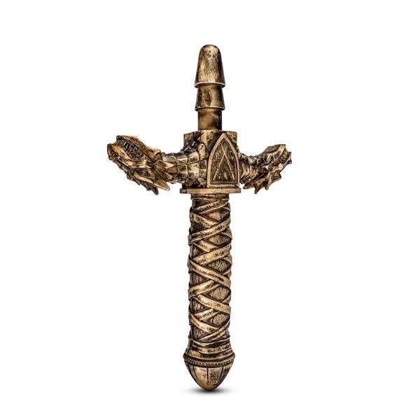 The Realm Drago Lock On Dragon Sword Handle Bronze