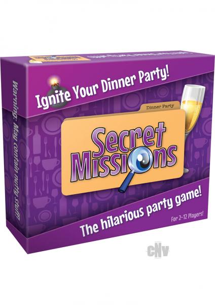 Secret Missions Dinner Party Party Game