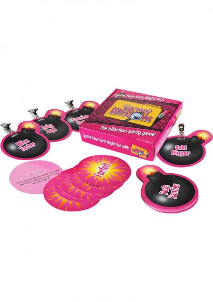 Secret Missions Girls Night Out Party Game