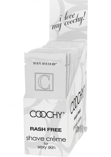 Coochy Shave Creme Loves Me 15ml Foil Pack 24 Display