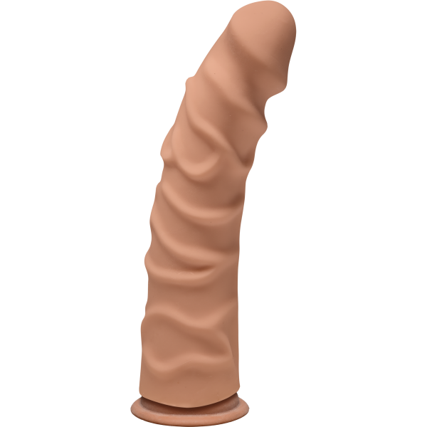 D Ragin D 8 inches Caramel Ultraskyn Tan Dildo