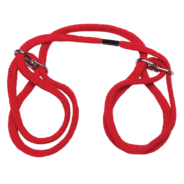 Japanese Style Cotton Wrist or Ankle Cuffs Red
