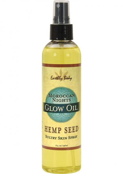 Earthly Body Glow Oil Moroccan Nights 8 Ounce Spray