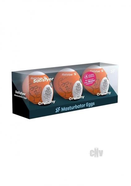 Satisfyer Masturbator Egg 3er Crunchy