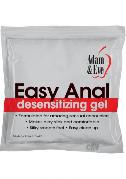 Easy Anal Foil Packs 2.5ml 12pcs
