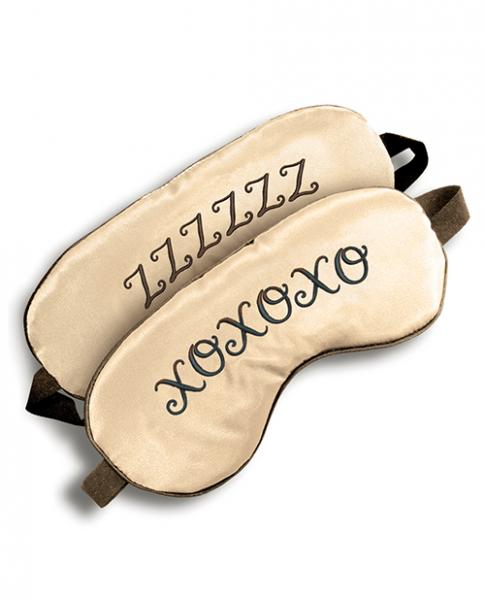 XOXO ZZZ Reversible Satin Blindfold O/S
