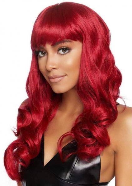 Misfit Long Wavy Bang Wig O/s Red