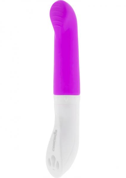 Cascade Ripple Self Lubricating Silicone Vibe Purple
