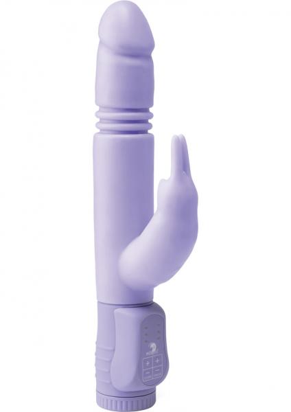 Bouncin Bunny Thrusting Vibrator - Purple