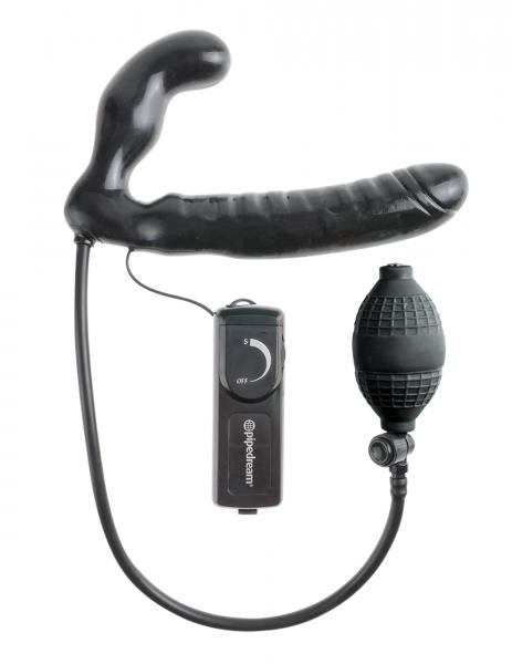 Fetish Fantasy Inflatable Vibe Strapless Strap On Black