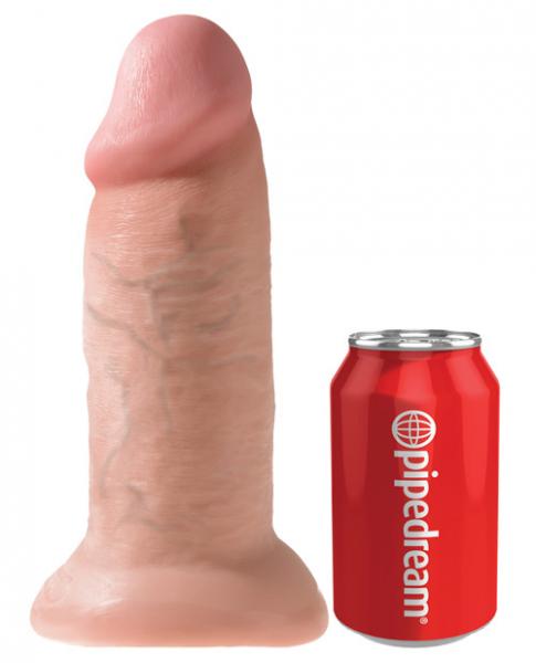 King Cock 10" Chubby Dildo - Beige