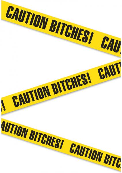 Bachelorette Party Favors Caution Bitches Tape