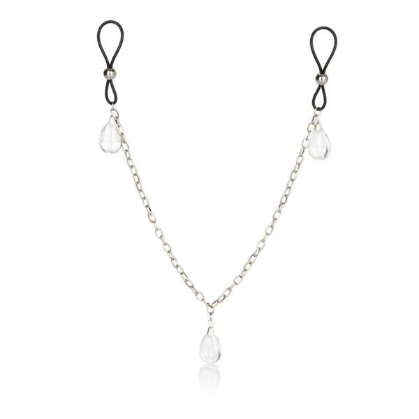 Nipple Play Non Piercing Nipple Chain Crystal
