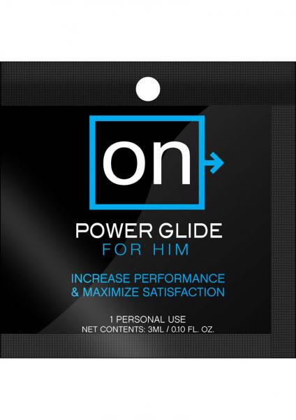 On Power Glide For Him Enhancement Gel 3ml Packet 24 Piece Bundle