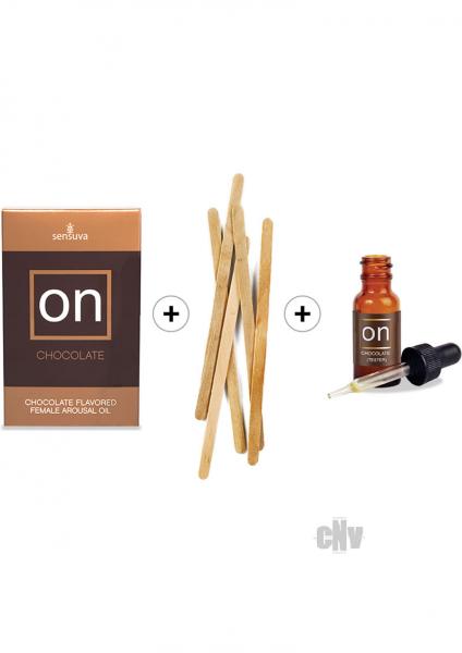 On Chocolate Flavor Female Arousal Oil 5ml 12 Count Refill