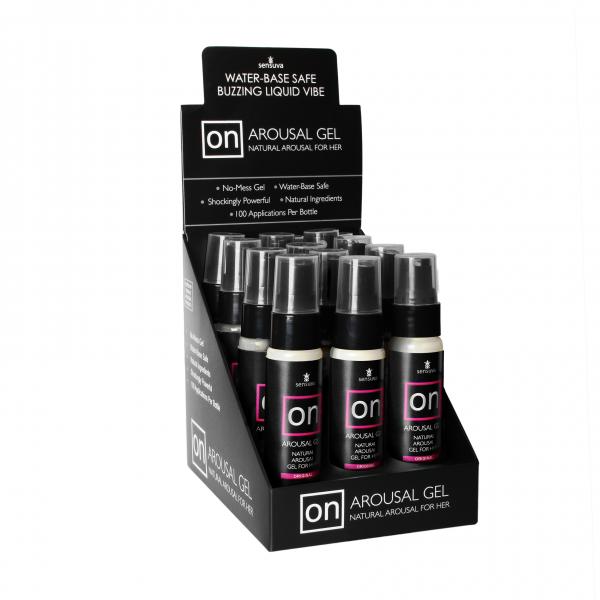 On For Her Arousal Gel Original 12 Count Display