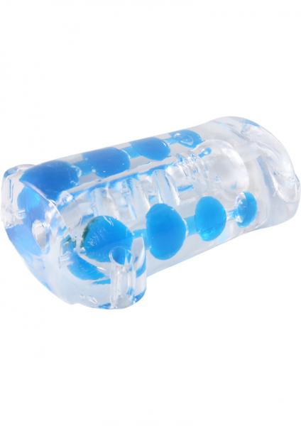 CyberSkin Double Pleasure Comfort Grip Stroker Blue