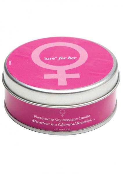 Lure For Her Pheromone Soy Massage Candle 4.27 Ounce