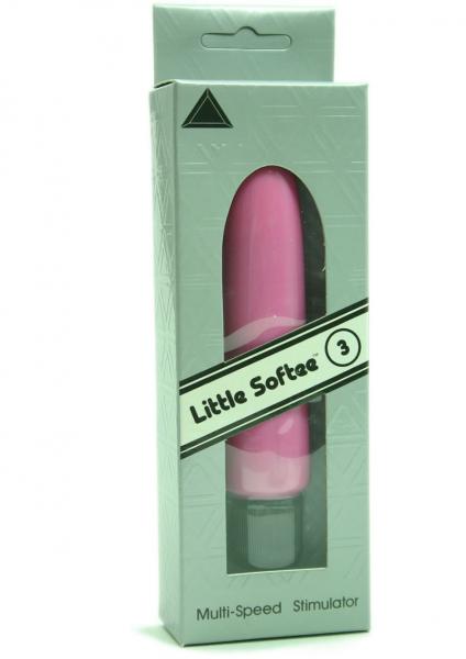 LITTLE SPEED # 3 SMOOTHIE MULTISPEED 5 INCH STIMULATOR PINK