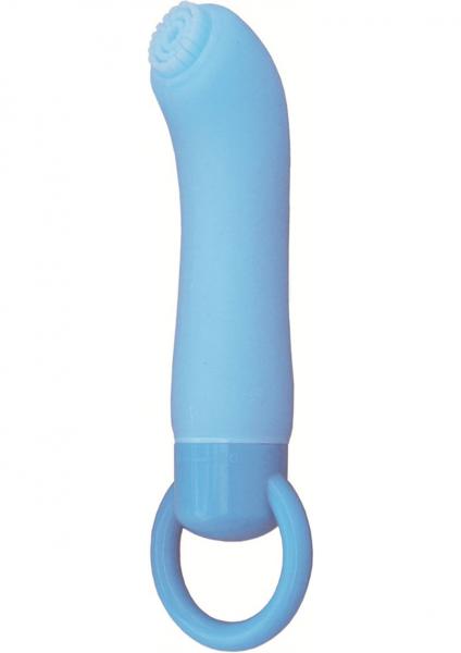 NAUGHTY POPS TRYST  VIBRATOR 100% SILICONE BLUE WATERPROOF