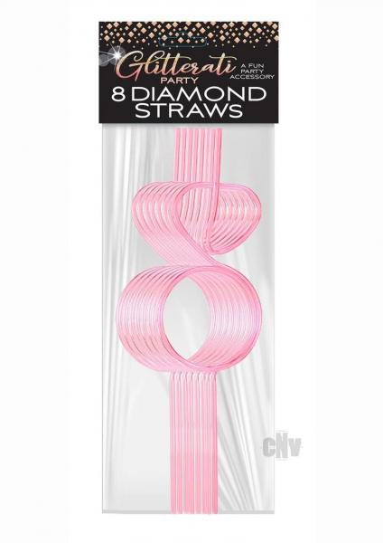 Glitterati Diamond Straw 8pc Set