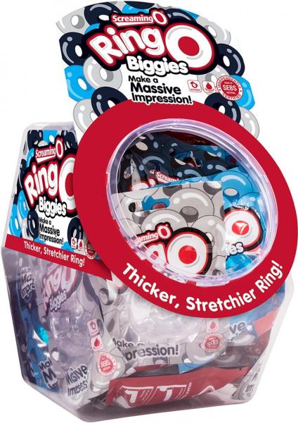 RingO Biggies Colossal Rings Assorted 36 Count Fishbowl