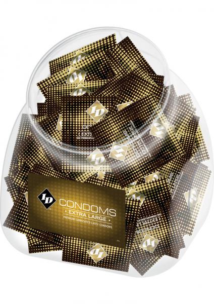 ID Extra Large Condoms 144 Fishbowl Display