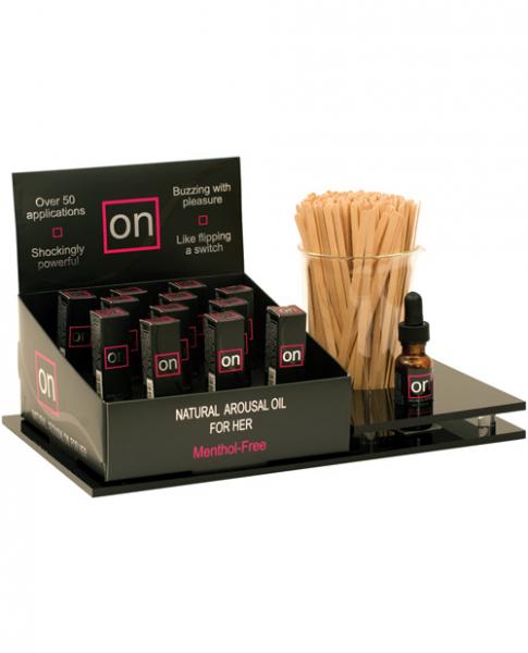 On Natural Arousal Oil For Her Display W/testers Of Clitoral Stimulating Gel