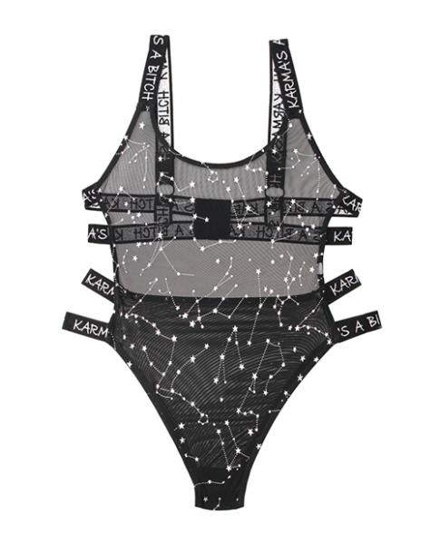 Vibes Karma's A Bitch Bodysuit Black M/L