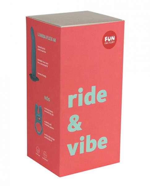 =fun Factory Paired For Pleasure Ride & Vibe 2 Pc Kit - Deep Sea Blue
