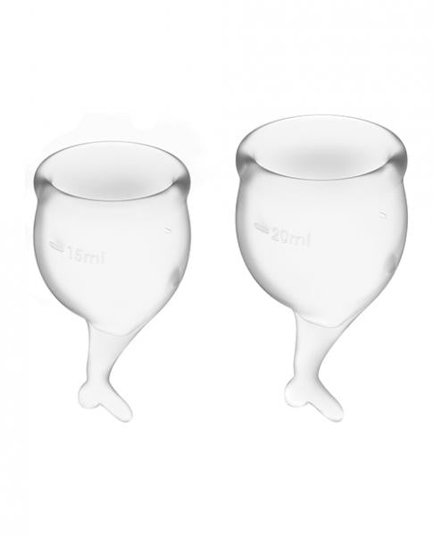 Satisfyer Feel Secure Menstrual Cup - Transparent