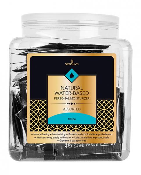Sensuva Natural Water Based Personal Moisturizer Unscented Tub Of 100