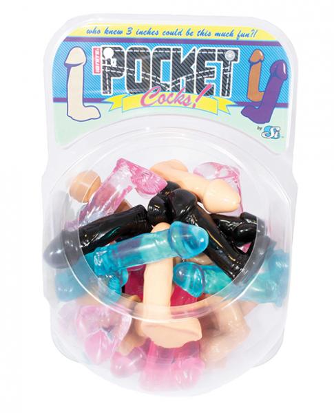 Pocket Cocks Display Fishbowl Of 30