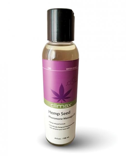 Climax Hemp Seed Pheromone Massage Oil - 4 Oz