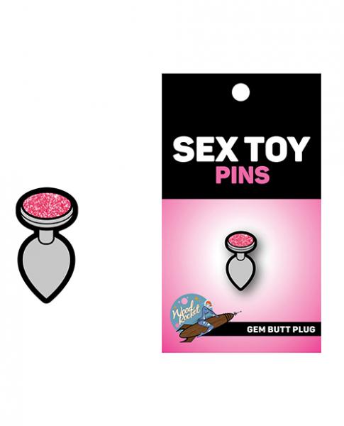 Wood Rocket Sex Toy Gem Butt Plug Pin