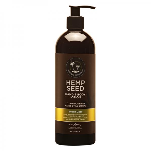 Hemp Seed Hand & Body Lotion Beach Daze 16 Oz.