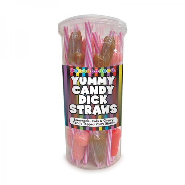 Candy Dick Straws, Display Of 21