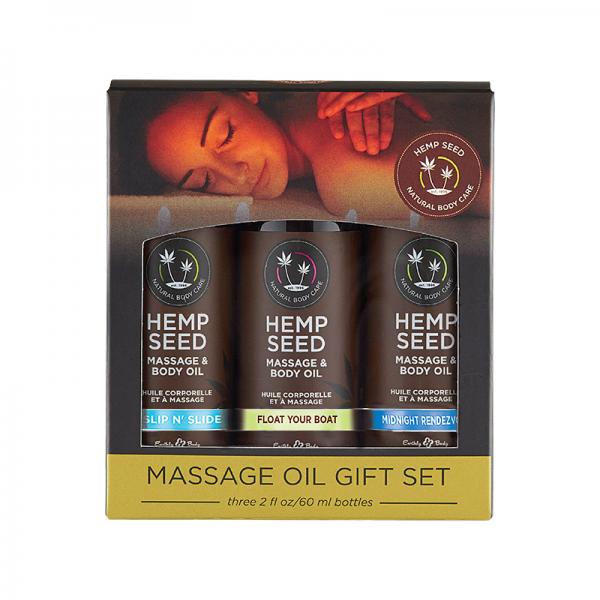 Eb Hemp Seed Massage Gift Set