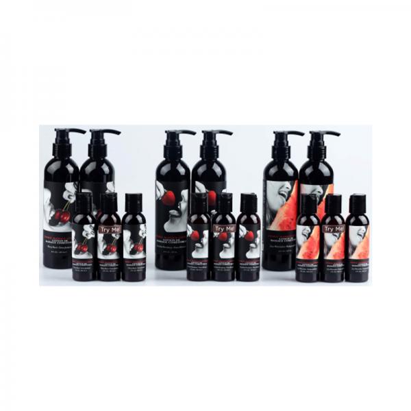 Earthly Body Edible Massage Lotion Prepack (small) Includes: 2 Of Each Edible Massage Lotion 8 Oz.,
