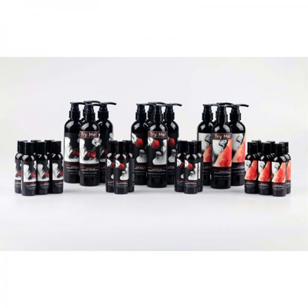 Earthly Body Edible Massage Lotion Prepack (large) Includes: 3 Of Each Edible Massage Lotion 8 Oz.,